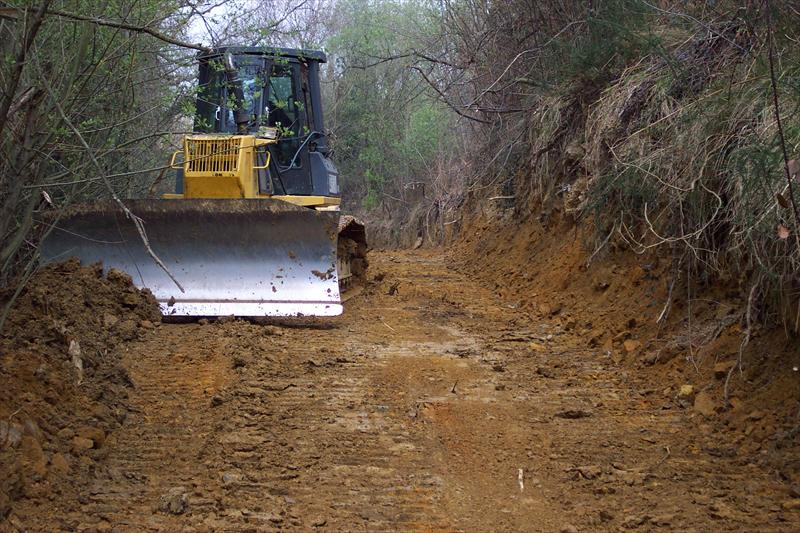 Apertura de pistas en montes de Erandio